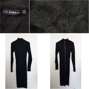 Zara Knit Black Dress